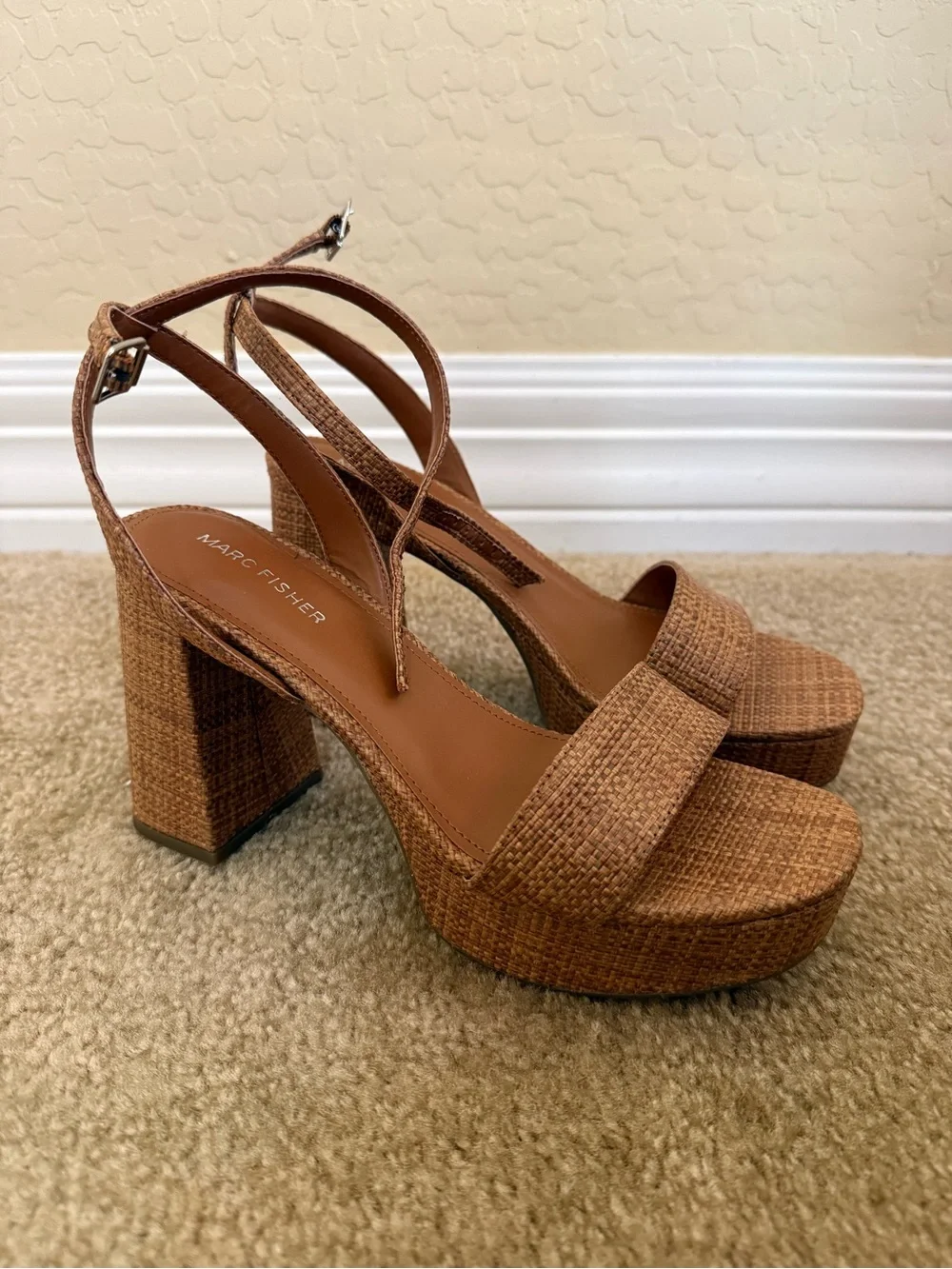 Marc Fisher woven platform